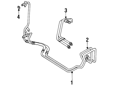 Audi 8A0-317-825-B Cooler Line Audi 8A0-317-825-B Cooler Line