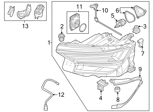 Audi 89A-941-783-B Headlight Audi 89A-941-783-B Headlight