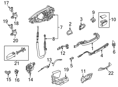 Audi 4J3-971-120 Wire Harness 4J3-971-120 Audi Wire Harness