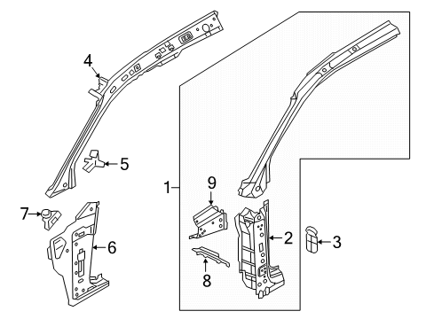 80A-805-085-A-STL Audi PLATE
