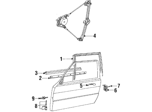 Audi 433-831-401-A Hinge Audi 433-831-401-A Hinge