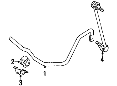 Audi 893-411-327-E Stabilizer Bar Bushing Audi 893-411-327-E Stabilizer Bar Bushing
