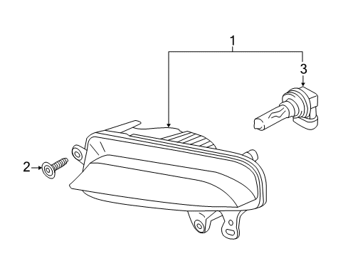8T0-941-699-P Audi FOG LAMP