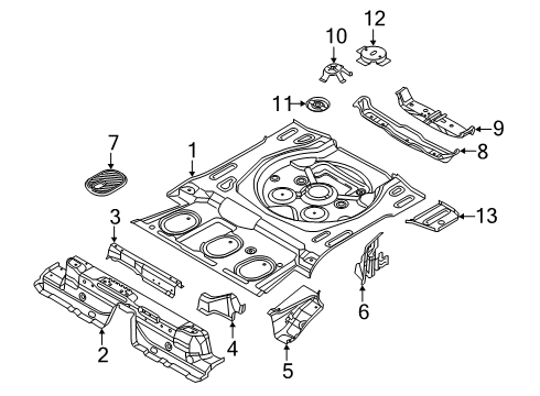 Audi 5QF-813-146-C Reinforcement Audi 5QF-813-146-C Reinforcement