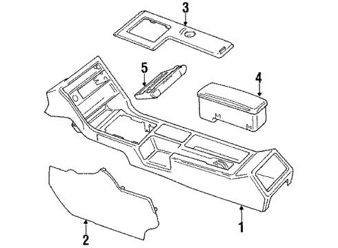 Audi 441-881-751-A-2KL Armrest Audi 441-881-751-A-2KL Armrest