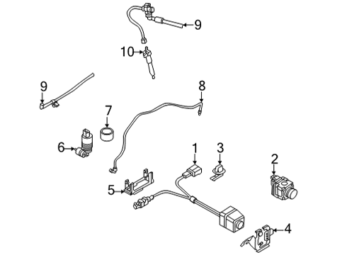 Audi 4J3-827-861-B Hose Audi 4J3-827-861-B Hose