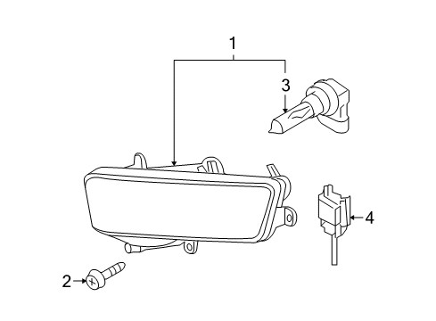 Audi 4F0-941-700-C Fog Lamp 4F0-941-700-C Audi Fog Lamp