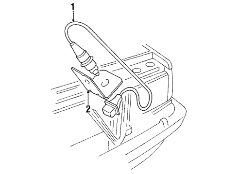 Audi 441-820-536-B Sensor Bracket Audi 441-820-536-B Sensor Bracket