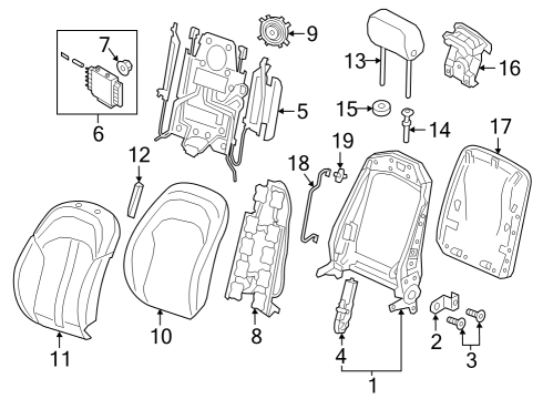 Audi 4H0-881-680-B-LV8 Escutcheon Audi 4H0-881-680-B-LV8 Escutcheon