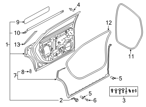 Audi 4N0-098-620-A Att.Set Audi 4N0-098-620-A Att.Set