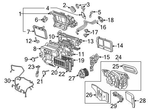 Audi 4H0-819-598 Air Inlet Plug 4H0-819-598 Audi Air Inlet Plug