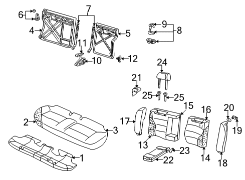 8D0-881-921-P-4SR Audi Headrest Cover