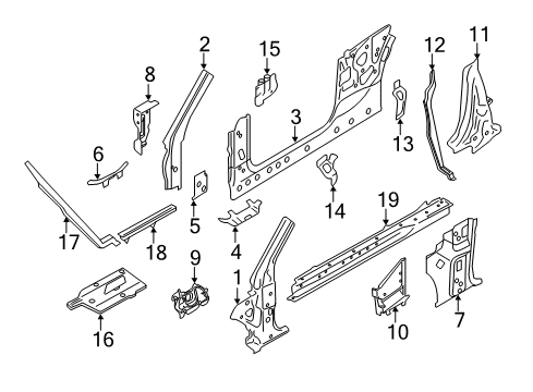 8T0-803-764-B Audi Plate