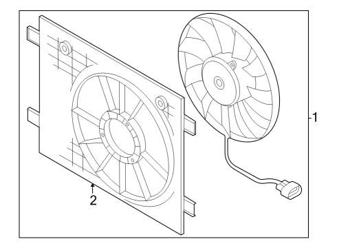 Audi WHT-010-121 Fan & Motor Bolt Audi WHT-010-121 Fan & Motor Bolt