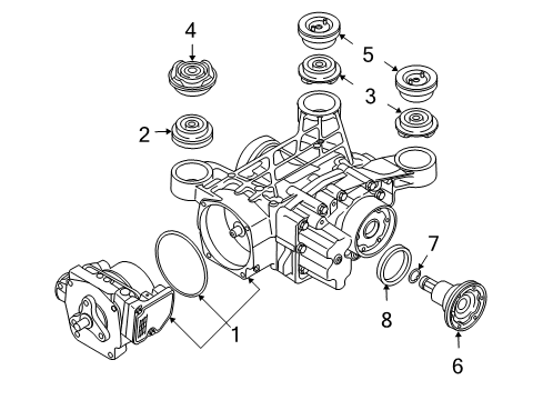 02M-409-053-AT Audi Transfer Case