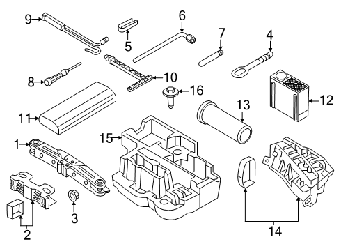 Audi 4K8-012-113-B Air Compressor Mount Frame