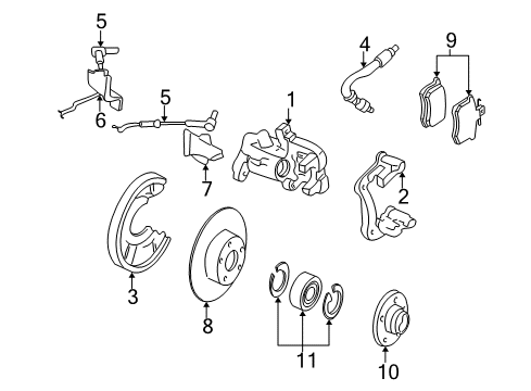 Audi 4B3-615-601-B Rotor 4B3-615-601-B Audi Rotor