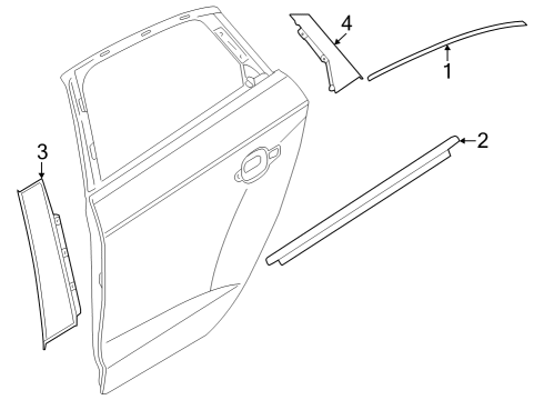 Audi 8Y0-839-901-Q-5FQ TRIM 8Y0-839-901-Q-5FQ Audi TRIM