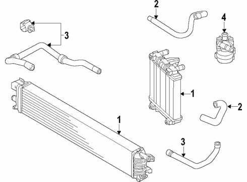 Audi 4G0-145-922-AB Upper Hose 4G0-145-922-AB Audi Upper Hose
