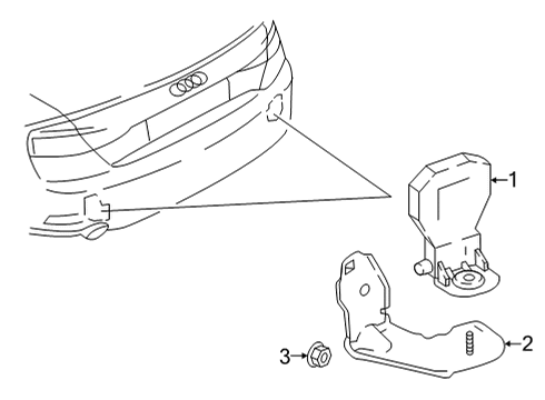 Audi 8W6-035-526 Holder