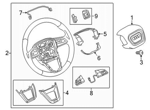 Audi 80A-419-689-Q-3Q7 Trim Audi 80A-419-689-Q-3Q7 Trim