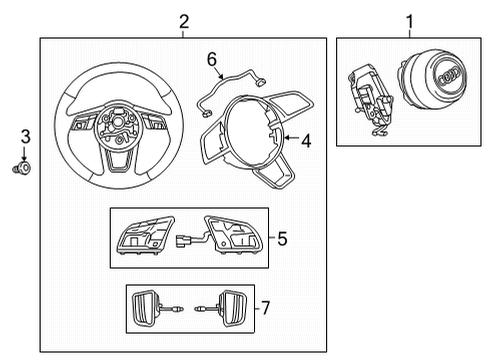 Audi 8Y0-419-091-Q-LCW Steerwheel Audi 8Y0-419-091-Q-LCW Steerwheel