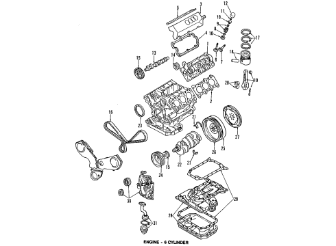 Audi 078-103-101-J Cylinder Block Audi 078-103-101-J Cylinder Block