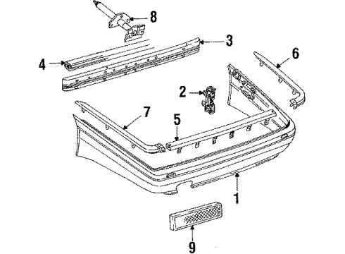 Audi 855-807-377 Energy Absorber