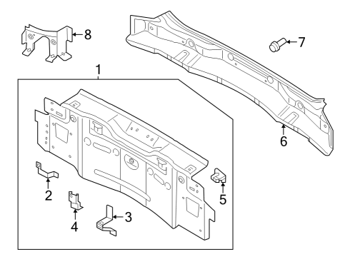 Audi 89A-813-745 Bracket Audi 89A-813-745 Bracket