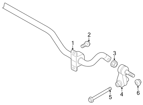 Audi 5WA-511-305-K STABILIZER 5WA-511-305-K Audi STABILIZER