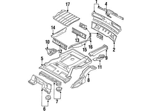 Audi 895-813-342 Reinforcement Audi 895-813-342 Reinforcement