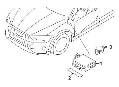 Audi 5QA-919-294-L Control Unit Audi 5QA-919-294-L Control Unit
