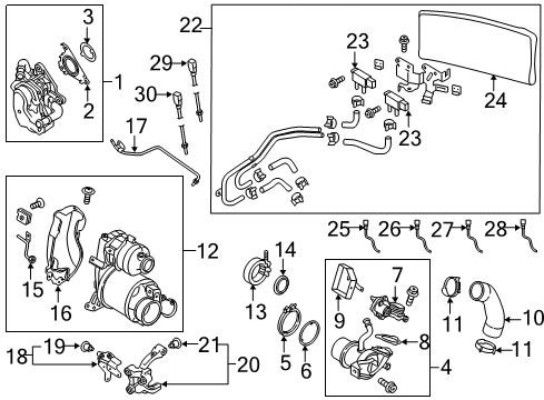 Audi 04L-131-425 Bracket Audi 04L-131-425 Bracket