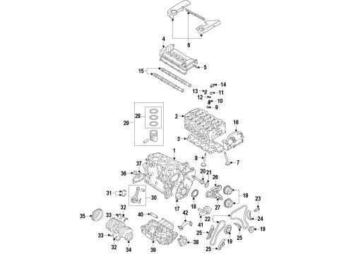 Audi 03H-105-101-B Crankshaft Audi 03H-105-101-B Crankshaft