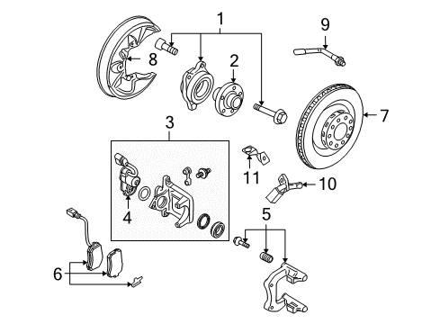 Audi 4E0-615-403-C Caliper Audi 4E0-615-403-C Caliper