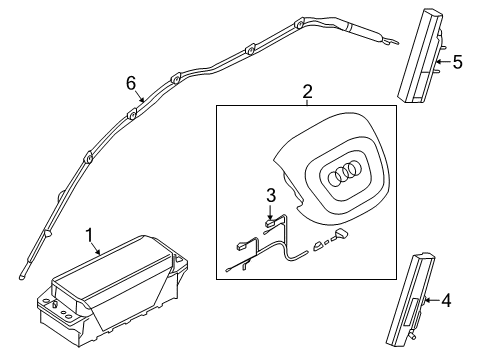 Audi 80A-880-741-N Airbag Audi 80A-880-741-N Airbag