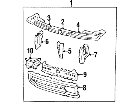 Audi 811-805-571-J Radiator Support 811-805-571-J Audi Radiator Support