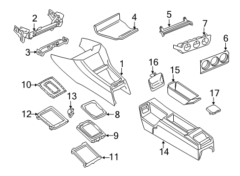 Audi 893-857-951-G-P11 Ashtray 893-857-951-G-P11 Audi Ashtray