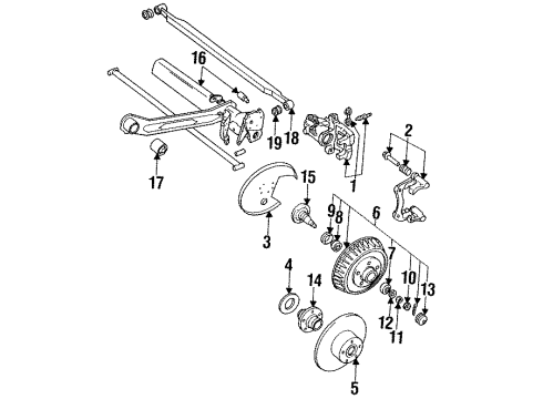 Audi 4A0-501-653-C Hub