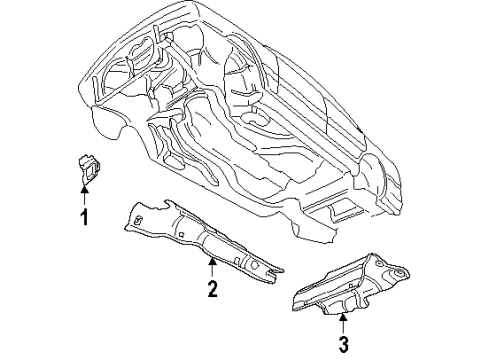 Audi 4A0-804-155-C Insulator Audi 4A0-804-155-C Insulator