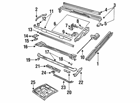 Audi 893-877-152-A Guide Assembly