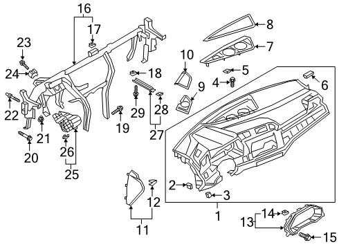 Audi 5H0-857-949 Grommet 5H0-857-949 Audi Grommet