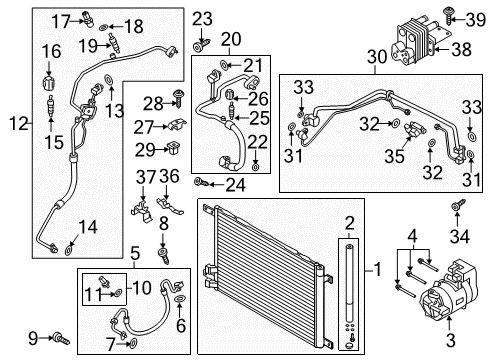 Audi 5Q0-816-411-BE Condenser Audi 5Q0-816-411-BE Condenser
