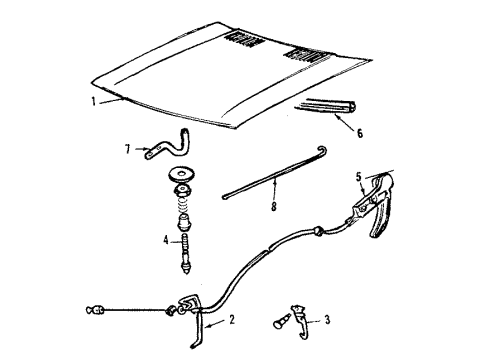 Audi 811-823-029 Hood Audi 811-823-029 Hood