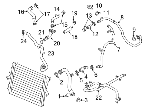 Audi 057-130-277-AH Injector Module Audi 057-130-277-AH Injector Module
