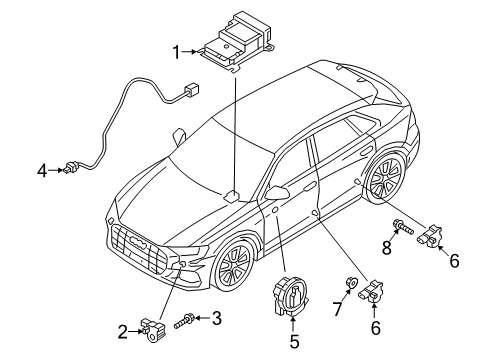 Audi 5K0-973-323 Housing Audi 5K0-973-323 Housing
