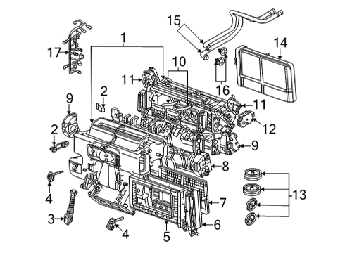 Audi 8W0-819-011-B HEATER 8W0-819-011-B Audi HEATER