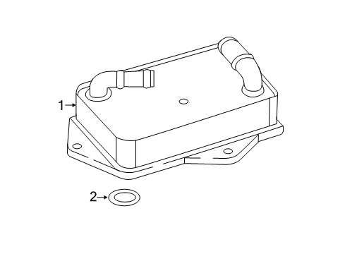 Audi 0DD-317-019-B Oil Cooler Audi 0DD-317-019-B Oil Cooler