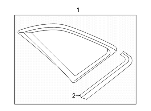 Audi 4K9-845-298-AD-NVB Side Window Audi 4K9-845-298-AD-NVB Side Window
