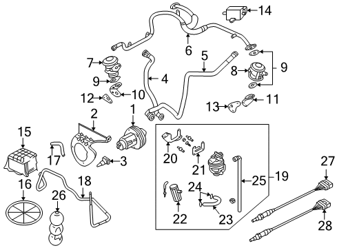 Audi 06E-130-089-Q Fuel Rail Audi 06E-130-089-Q Fuel Rail